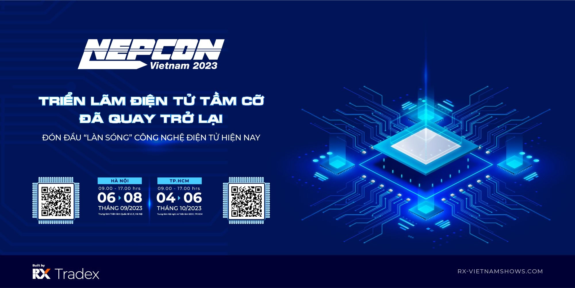 NEPCON Vietnam 2023 Triển lãm điện tử tầm cỡ đã quay trở lại