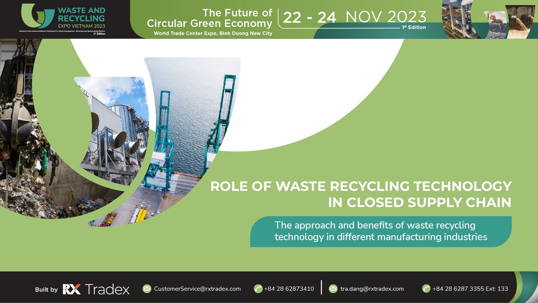 The role of waste recycling technology in circular supply chain applications