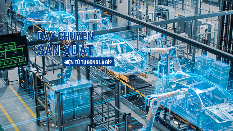 What is an automatic electronics production line?