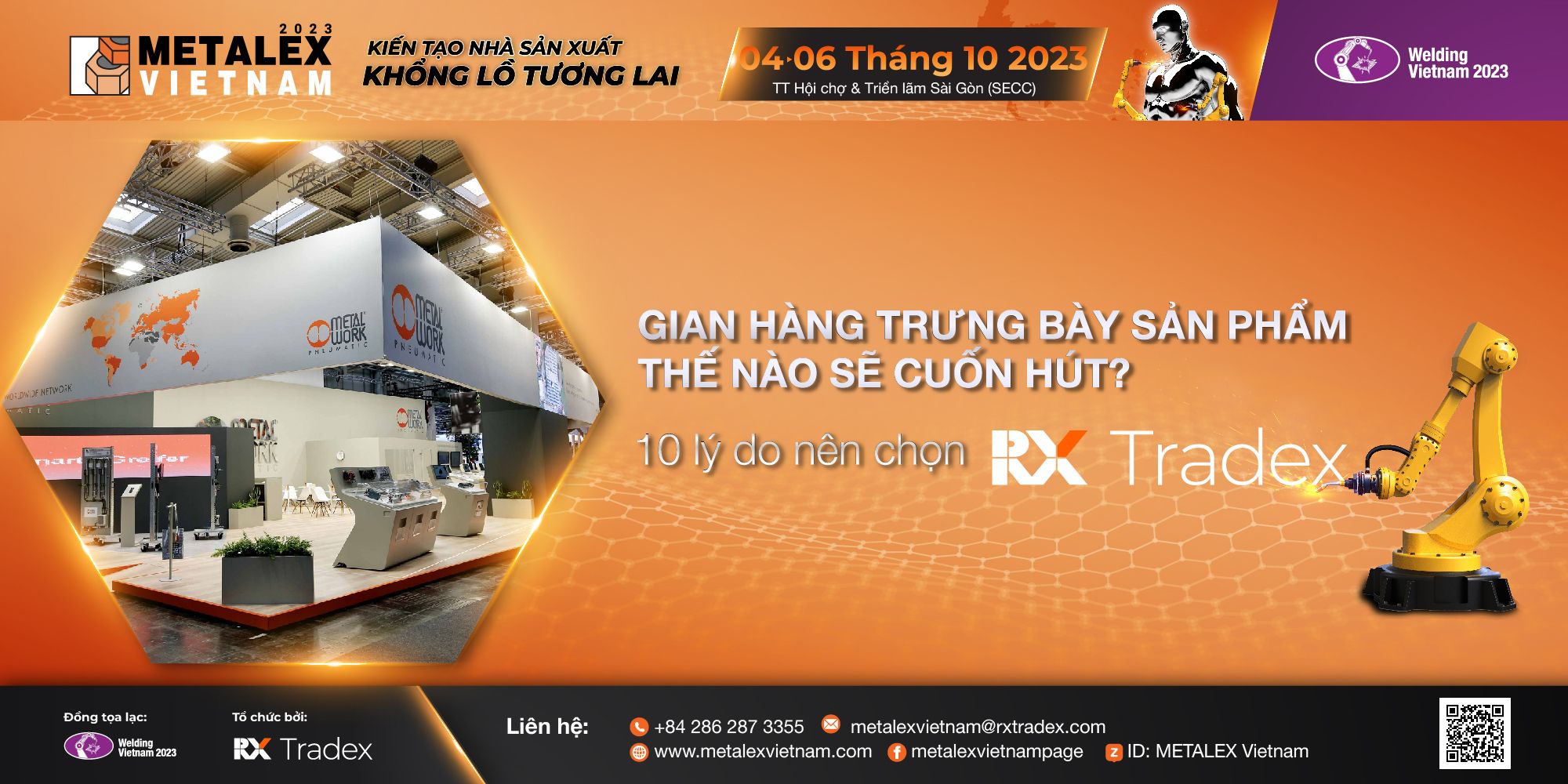 Gian hàng trưng bày sản phẩm thế nào sẽ cuốn hút?