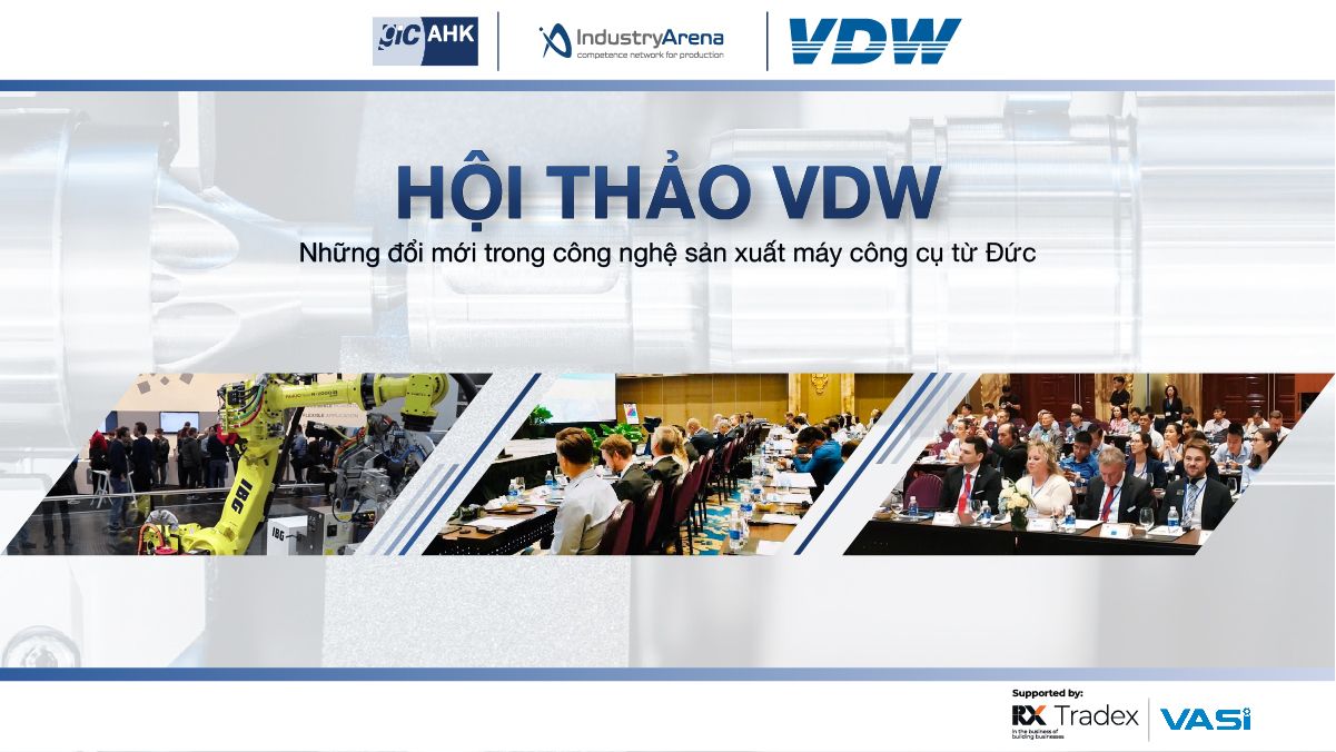 Hội thảo VDW: Những đổi mới trong công nghệ sản xuất máy công cụ từ Đức