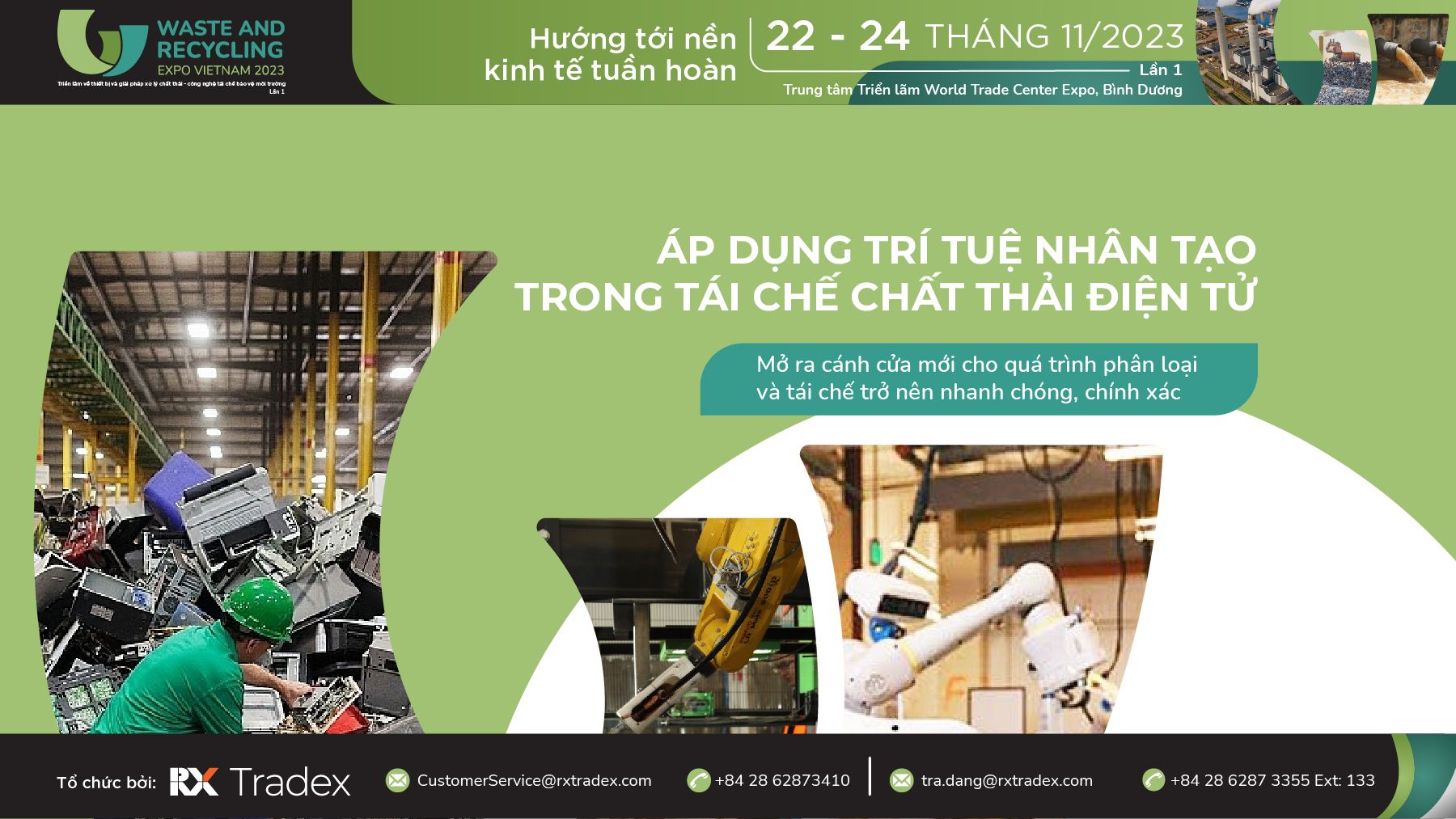 Áp dụng trí tuệ nhân tạo AI trong tái chế chất thải điện tử