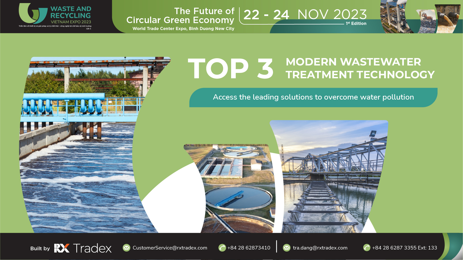 Top 3 most modern wastewater treatment technologies