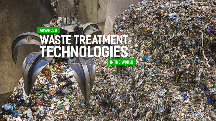 Advanced waste treatment technologies in the world