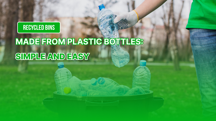 Recycled Bins Made from Plastic Bottles: Simple and Easy