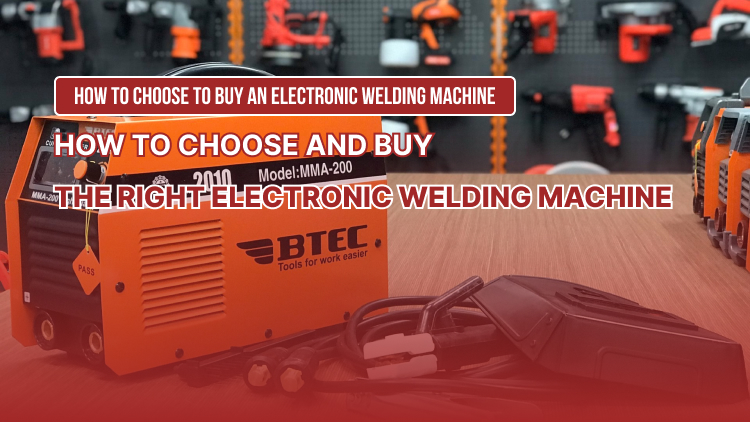 How to choose to buy the right electronic welding machine