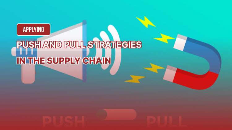 Applying push and pull strategies in the supply chain